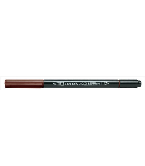 21) Castanho Van Dyck Marcador Aquarelable Lyra Aqua Brush Duo