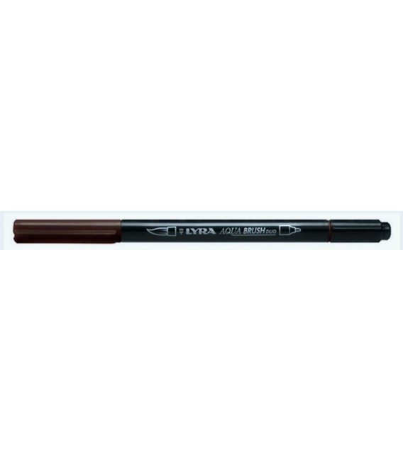 23) Sepia Oscuro Rotulador Acuarelable Lyra Aqua Brush Duo