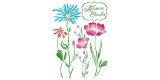 Plantillas - Stencils 21x29,7 Blossom garden KSG366