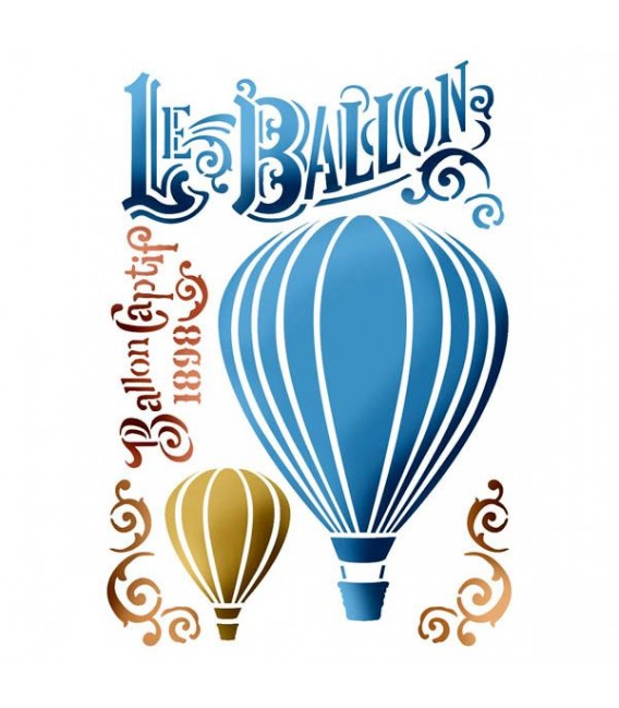 Plantilles - Stencils 21x29,7 Le ballon KSG372