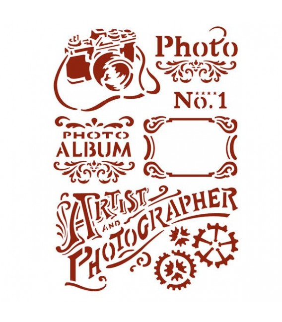 Plantillas - Stencils 21x29,7 Photo KSG394