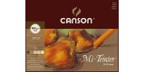 01) Bloc Canson Paper Mi-Teintes Earth tones 30s 160g 24x32 cm