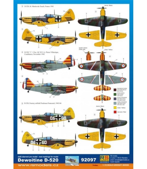 Dewoitine D.520 Luftwaffe 92097