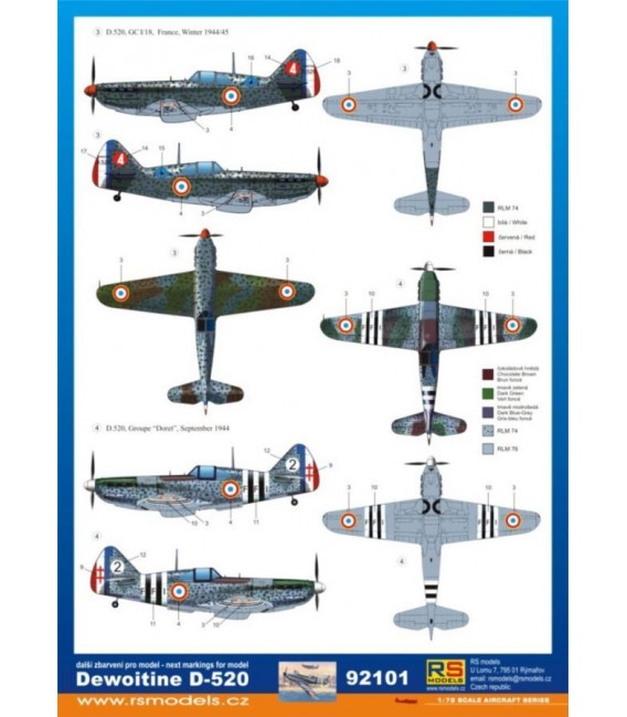 Dewoitine D.520 Free France 92101