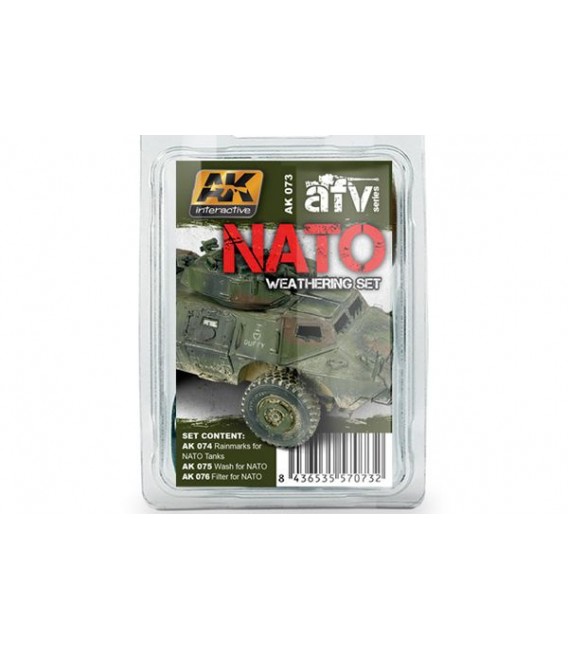 AK073 NATO Weathering Set 3 u. 35 ml