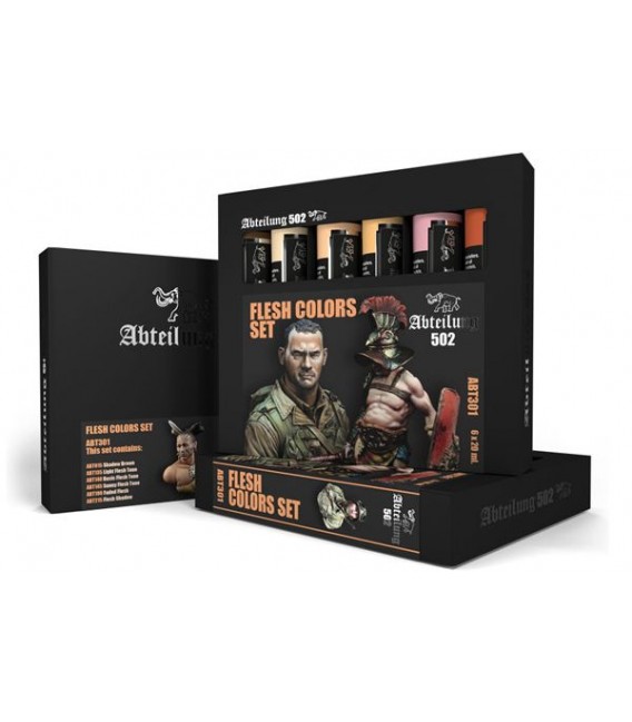 ABT301 Flesh Colors Set 6 u. 20 ml.