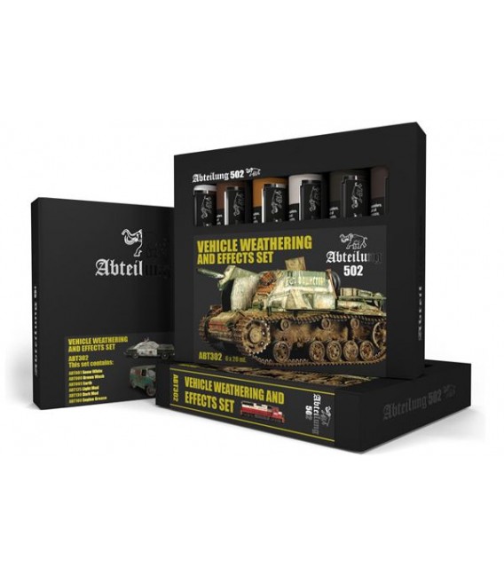 ABT302 Vehicle Weathering and Effects Set 6 u. 20 ml.