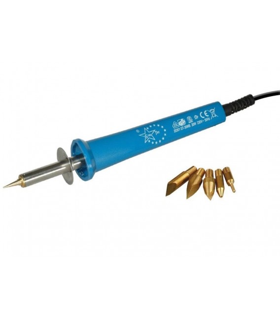 Pirogravador 6 puntes intercanviables Star Tec ST30 30W-230V