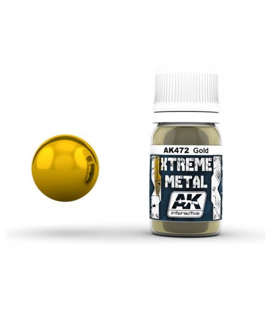 AK472 Xtreme Metal Gold 30 ml.