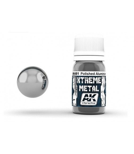 AK481 Xtreme Metal Polished Aluminium 30 ml.