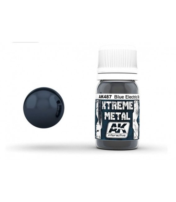 AK487 Xtreme Metal Blue Electric 30 ml.