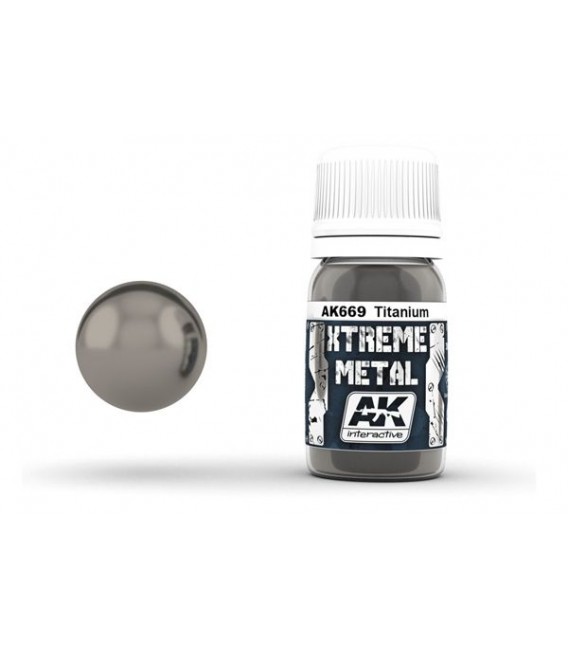 AK669 Xtreme Metal Titanium 30 ml.