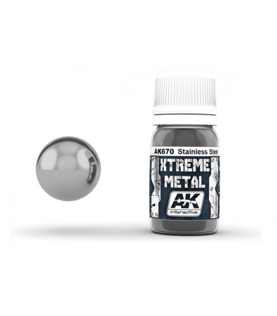AK670 Xtreme Metal Stainless Steel 30 ml.