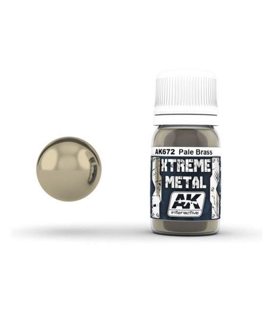 AK672 Xtreme Metal Pale Brass 30 ml.