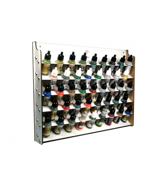 26010 Wall Mounted 43 spaces Paint Display Vallejo