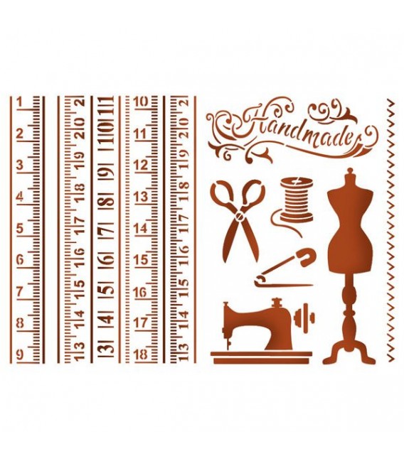 Plantillas - Stencils 21x29,7 Atelier KSG401