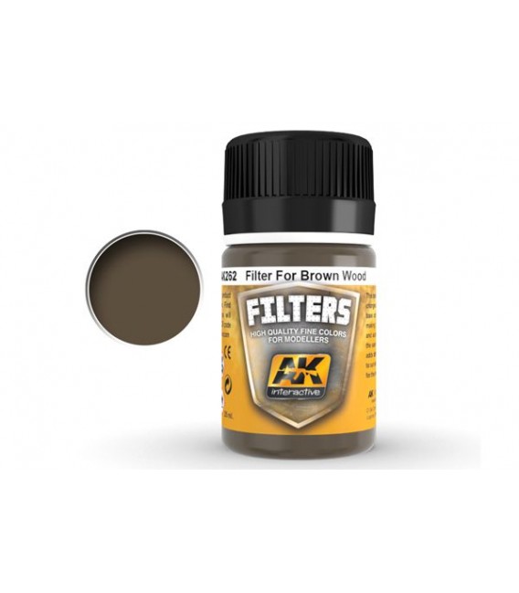 AK262 Red brown filter - Filter for Wood 35 ml.
