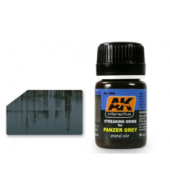 AK069 Streaking grime for Panzer Grey 35 ml.