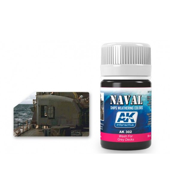 AK302 Wash for grey decks 35 ml.