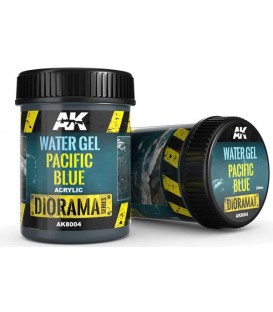 AK8004 Water gel Pacific blue 250 ml.