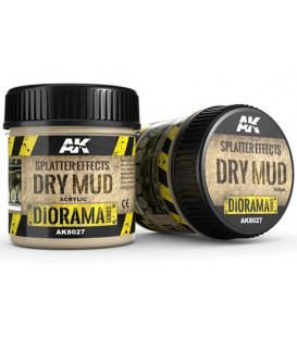 AK8027 Splatter effects dry mud 100 ml.