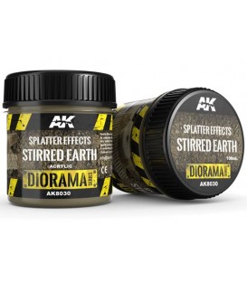 AK8030 Splatter effects stirred earth 100 ml.