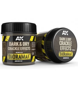 AK8032 Dark and dry crackle effects 100 ml.