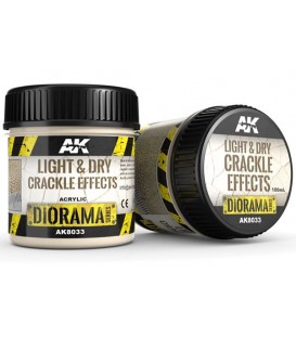 AK8033 Light and dry crackle effects 100 ml.