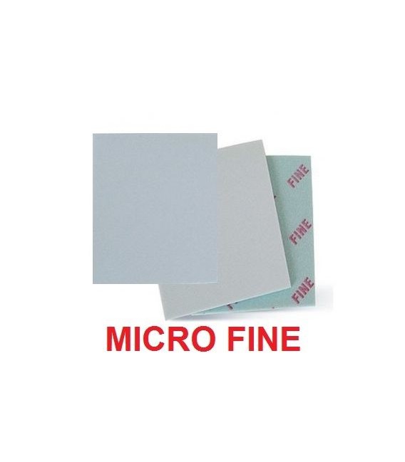 3 Micro Fine Abrasive Sanding Sponges 14 x 11 cm Set