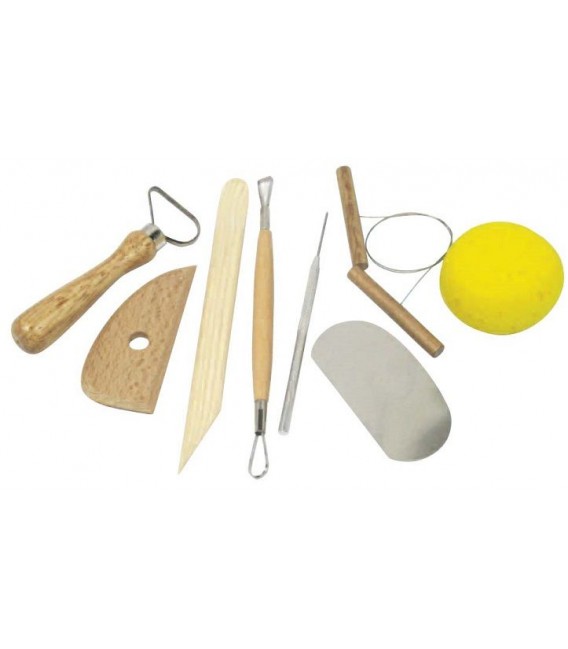 Set 8 Pcs. Strumenti per modellare