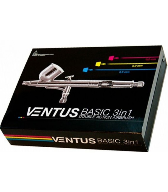 Aerographe VENTUS BASIC VB03 - 3 in 1