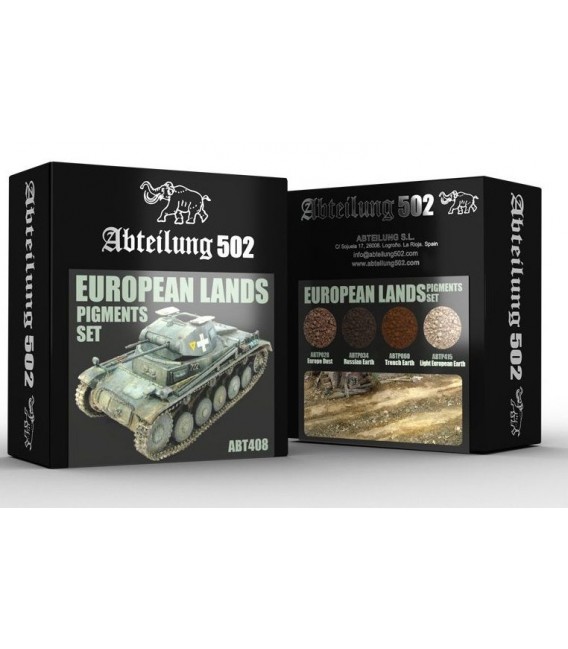 ABT408 European Lands Pigments Set 4 u. 20 ml.