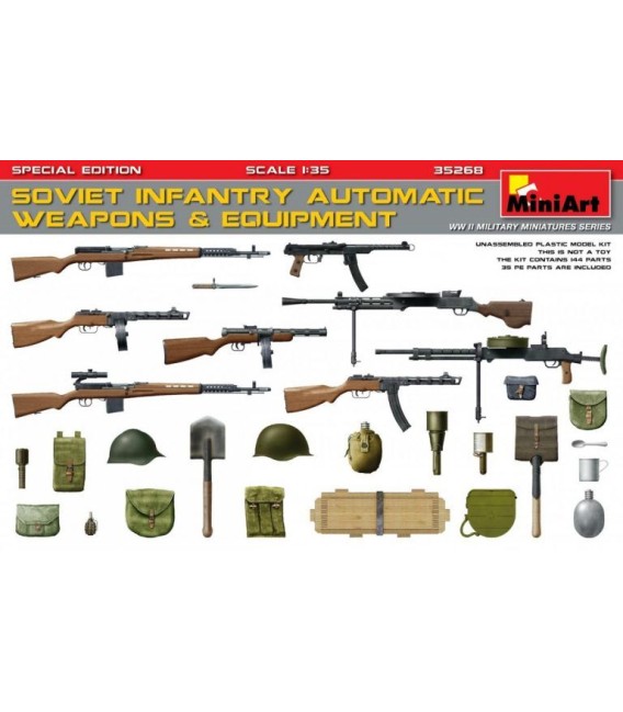 35268 Soviet infantry automatic weapons & equipment. Special ed.