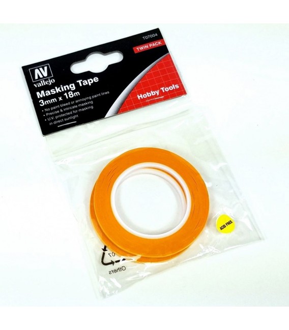 Masking Tape Vallejo T07004 3mm x 18 m