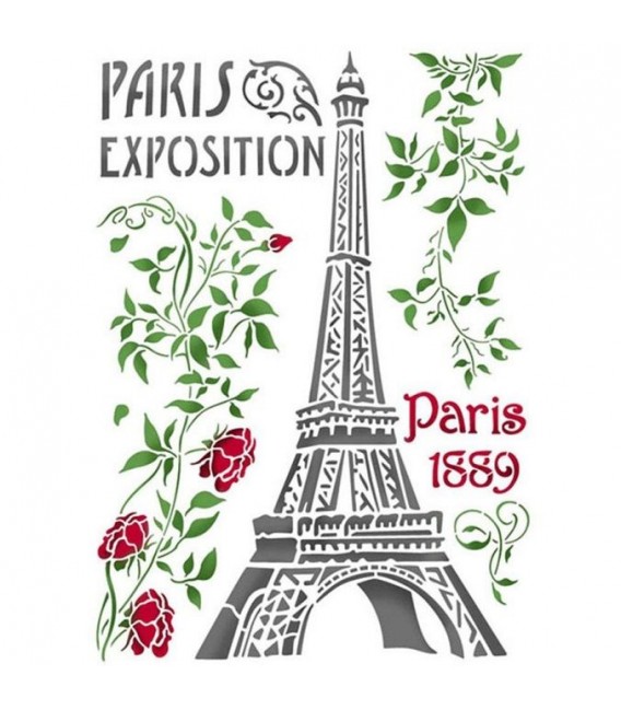 Plantilles - Stencils 21x29,7 Exposition de Paris KSG396