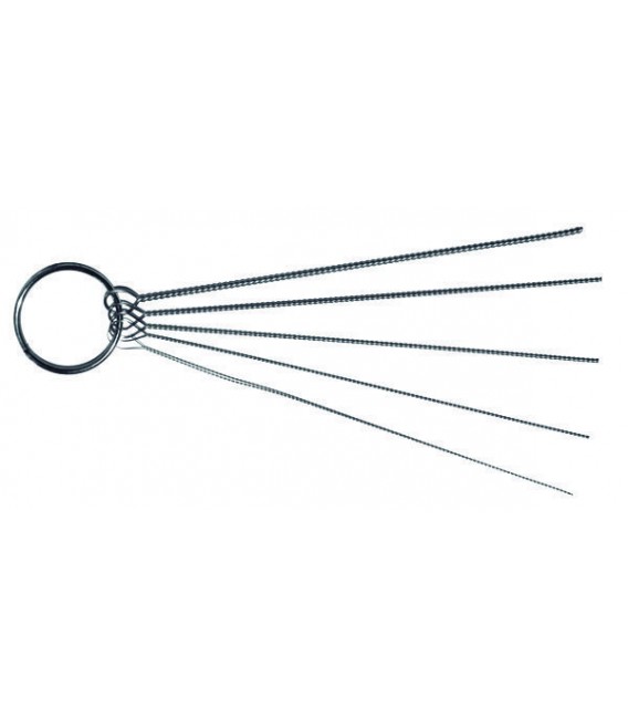 Joc de 5 baquetes de neteja de filferro trenat