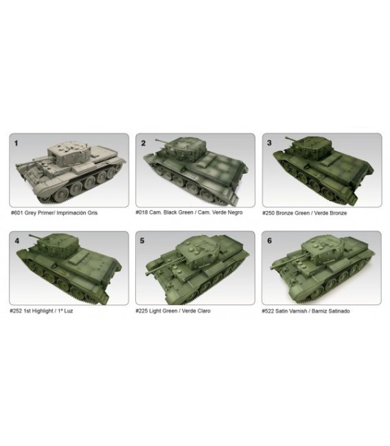 78.407 Set AFV UK Bronze Green.