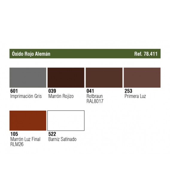 78.411 Set AFV German Red Oxide.
