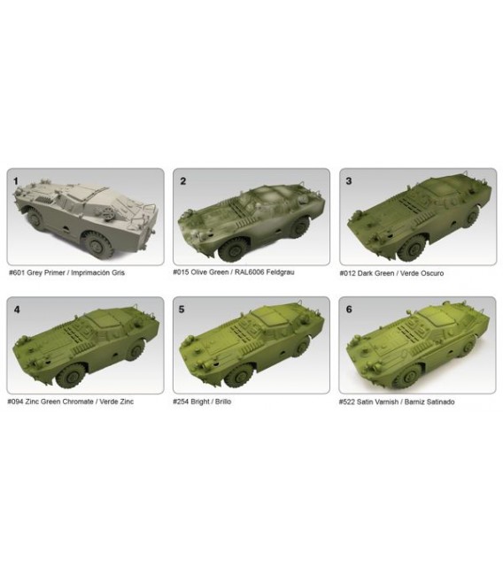 78.408 Set AFV Verd Rus Modern.