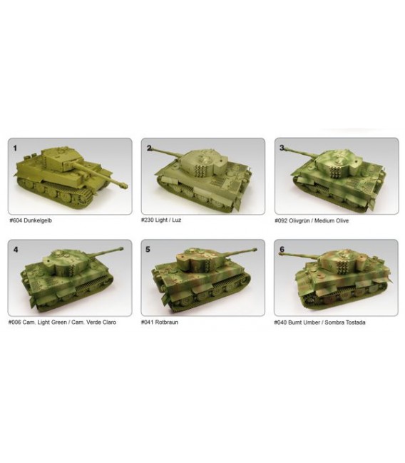 78.414 Set AFV German Camouflage 1943-1944.