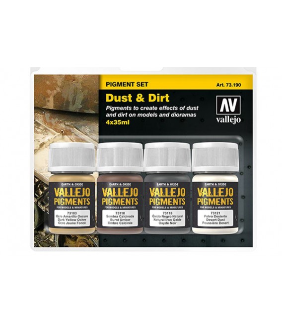 73.190 "Dust & Dirt" Pigments Vallejo