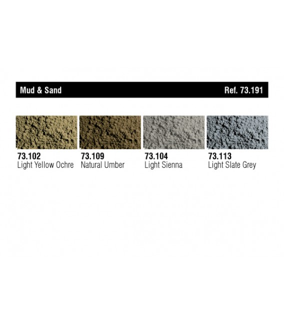 73.191 "Mud and Sand" Pigments Vallejo