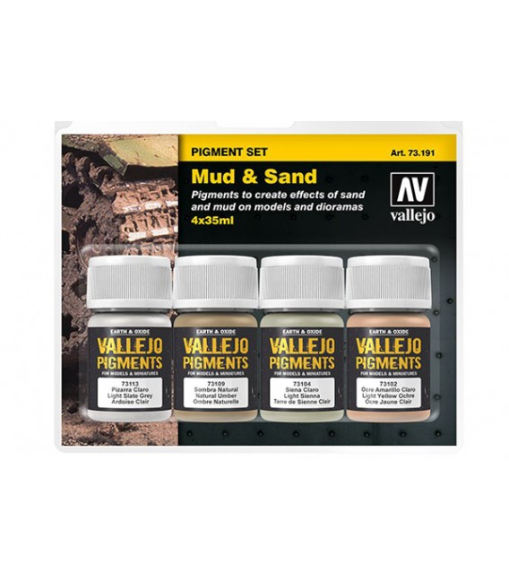 73.191 "Mud and Sand" Pigments Vallejo