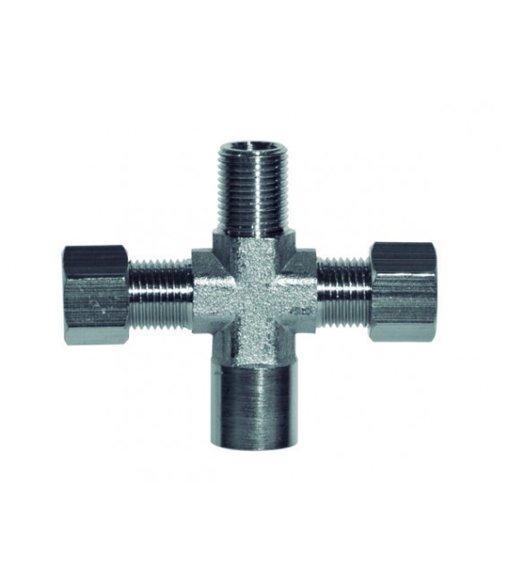 Adaptador aerografia saída tripla 1/8".