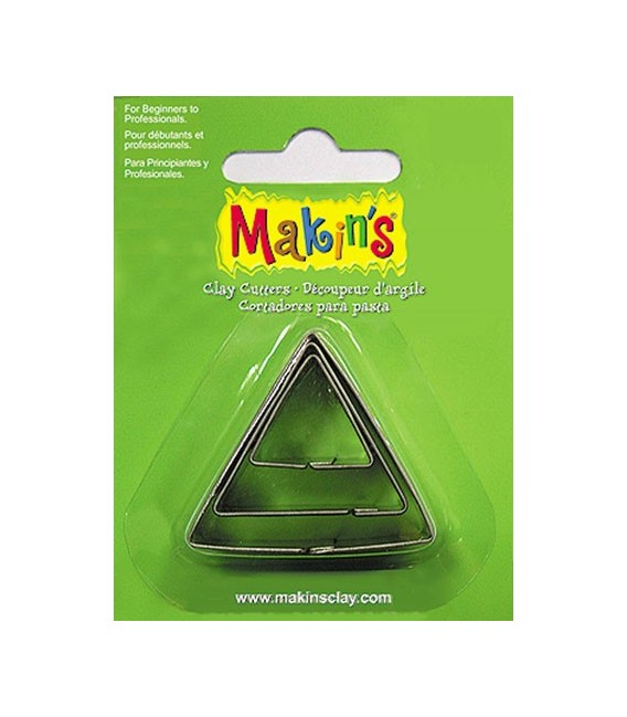 36003 Triangulos Set de 3 cortadores Makins