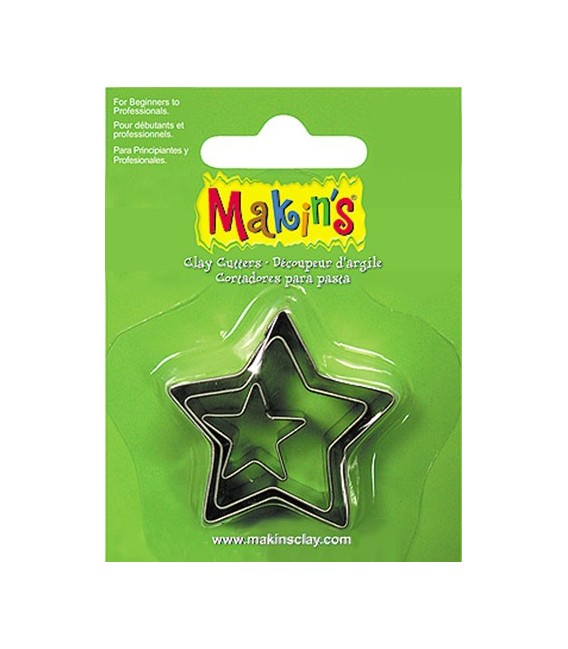 36006 Étoiles Set 3 taille-formes Makins