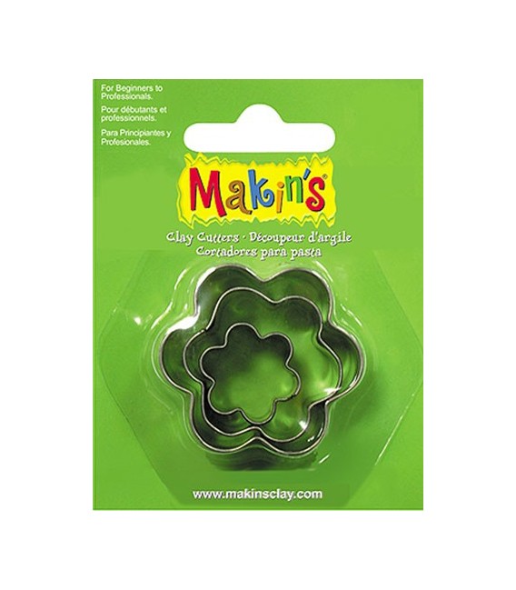 36008 Flores Set 3 cortadores Makins