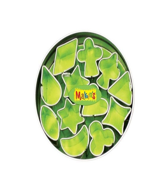 37004 Mini geo Set 12 Cutters Makins