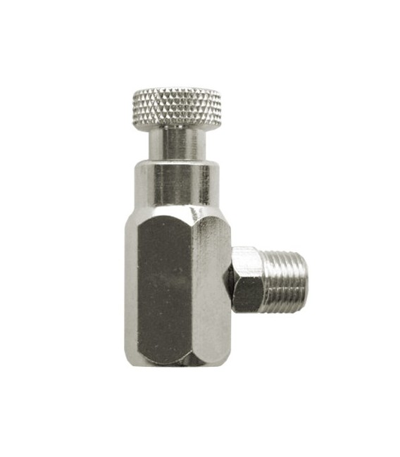 h) Adaptador regulador para spray propelente para aerografo
