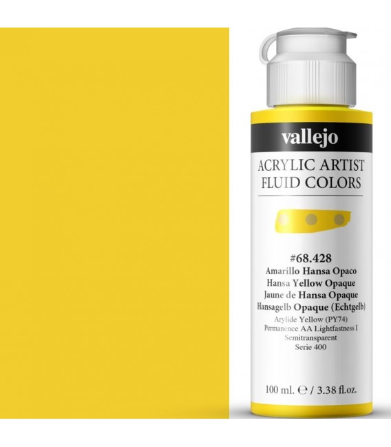 Acrilic Artist Fluid 100 ml Amarillo Hansa Opaco